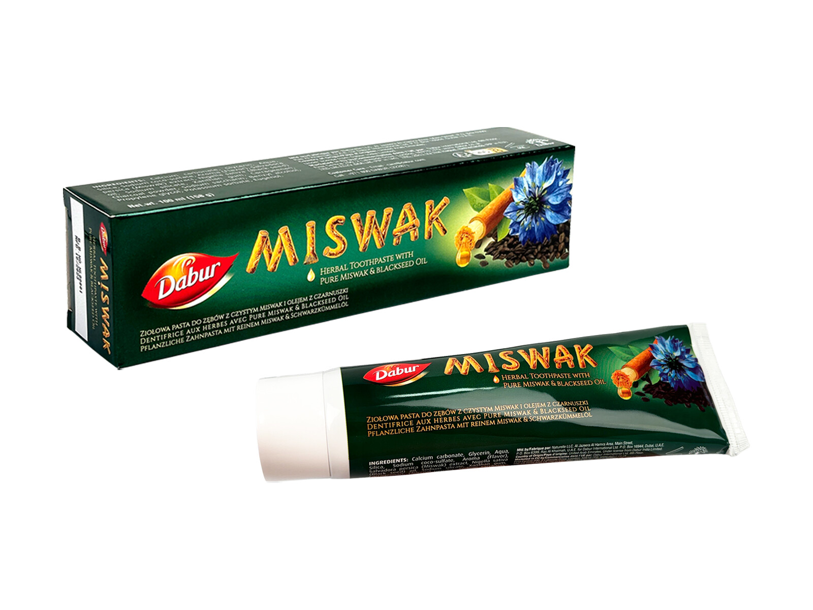 Zubní pasta Miswak a černucha, 100 ml