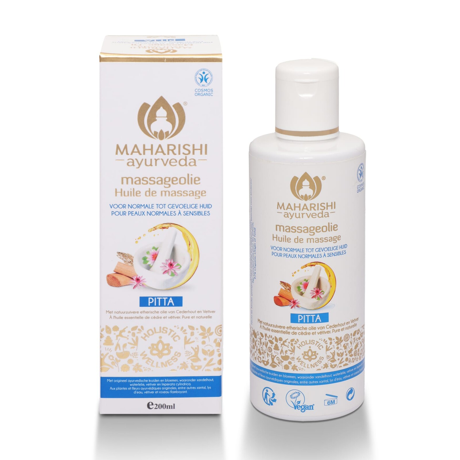 Masážní olej Pitta, 200 ml