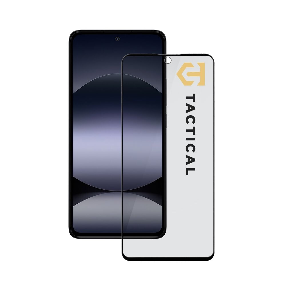 Tvrzené sklo Tactical Glass Shield Privacy Stealth 5D pro Xiaomi Redmi Note 14 4G-5G-Poco X7 Pro 5G Black