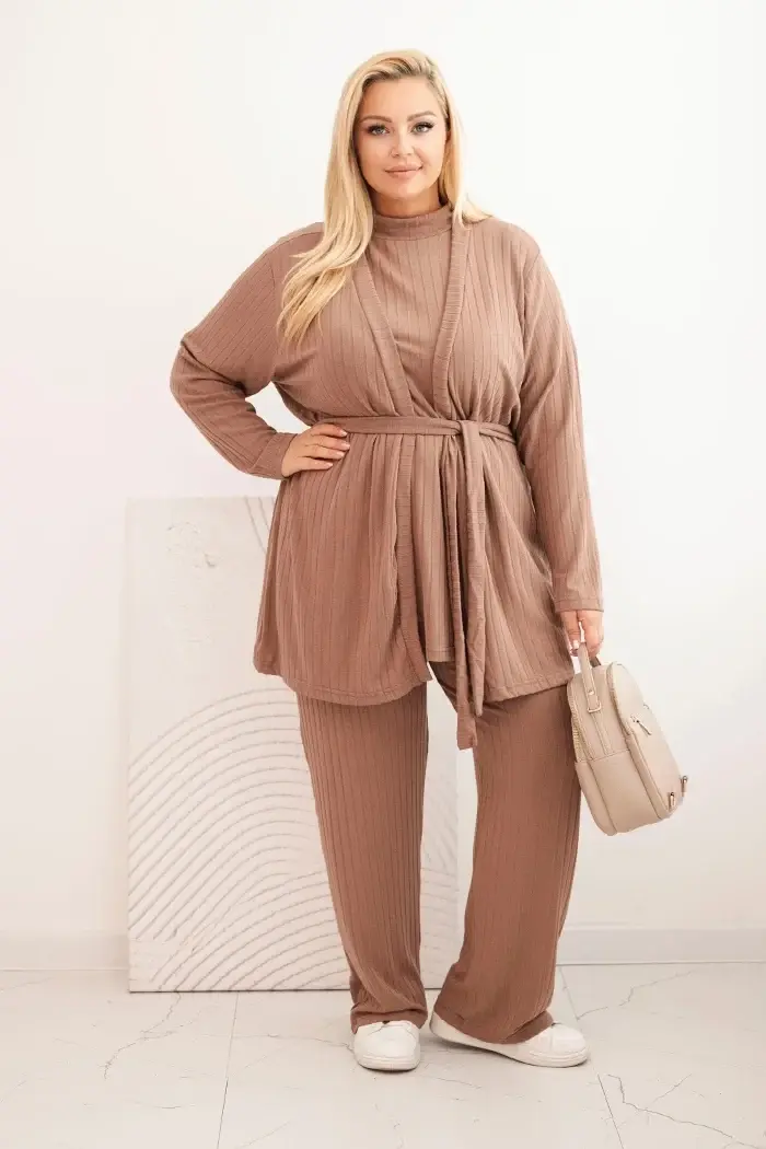 Kesi Dámský komplet Plus Size 3-dílný fango