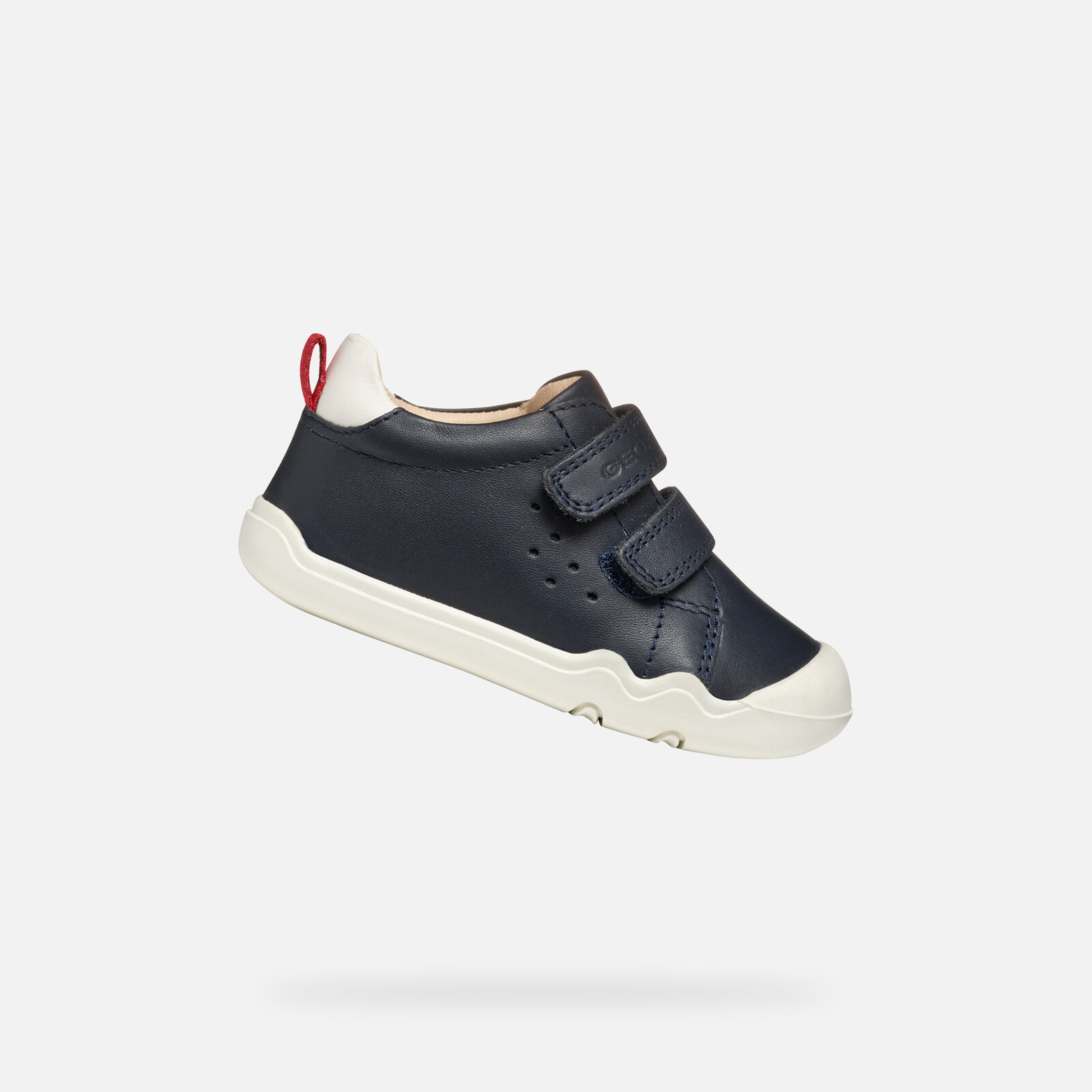 Tmavě modré chlapecké barefoot tenisky Geox Steppieup - Kluci