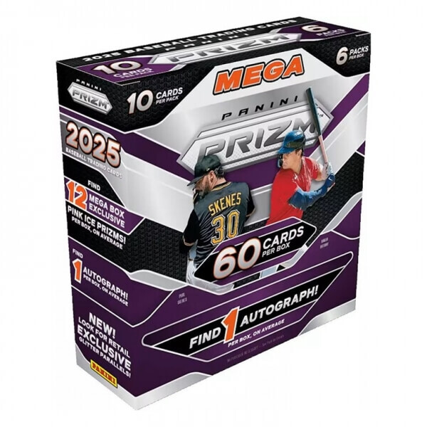 2025 Panini Prizm Baseball Mega Box