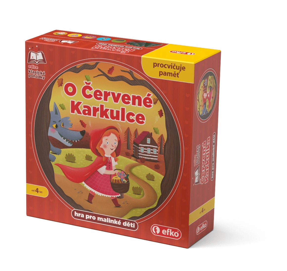 Efko Poškozené - O Červené Karkulce - desková hra pro děti