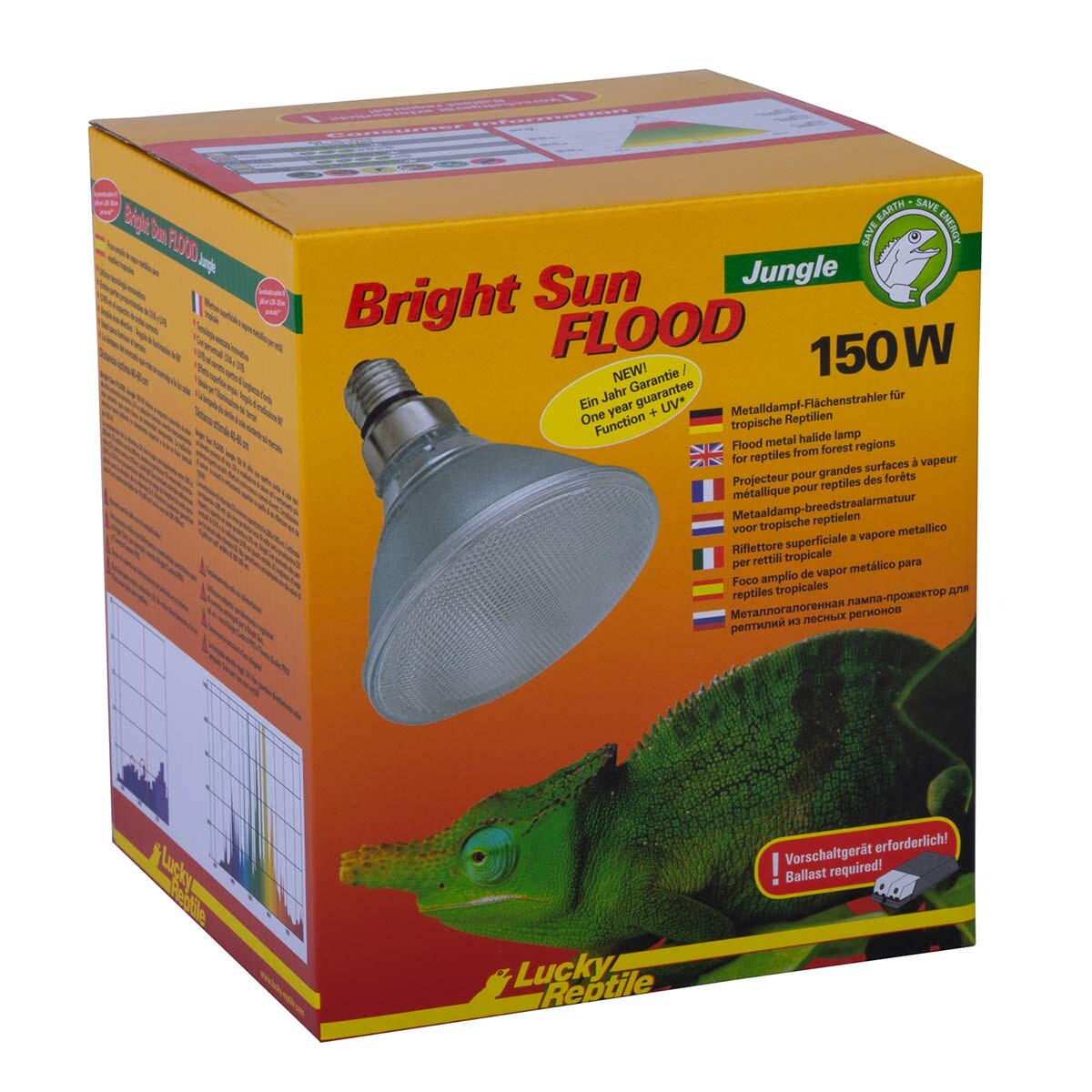 Lucky Reptile Bright Sun FLOOD Jungle 150