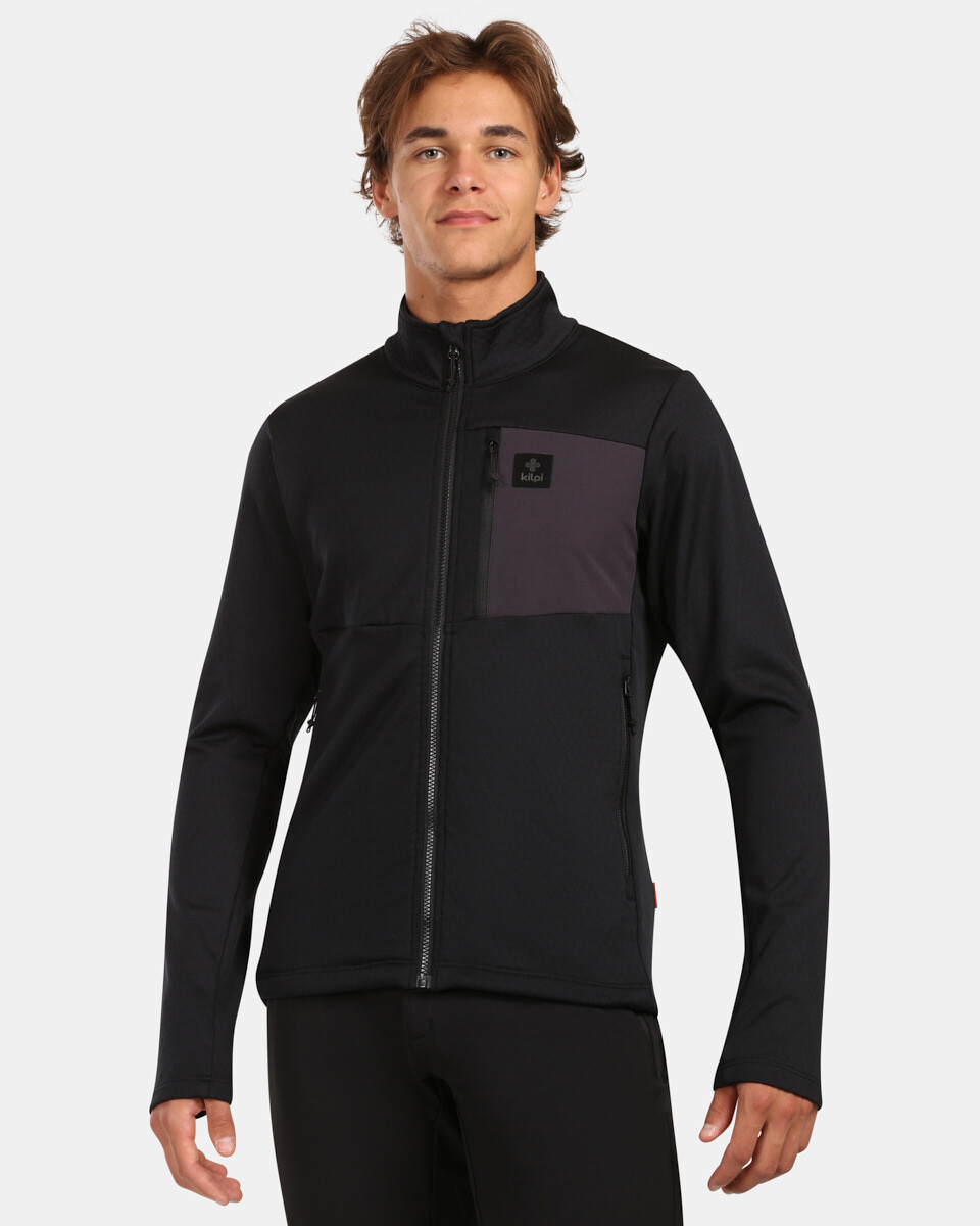 Pánská fleecová mikina kilpi erin-m černá 3xl