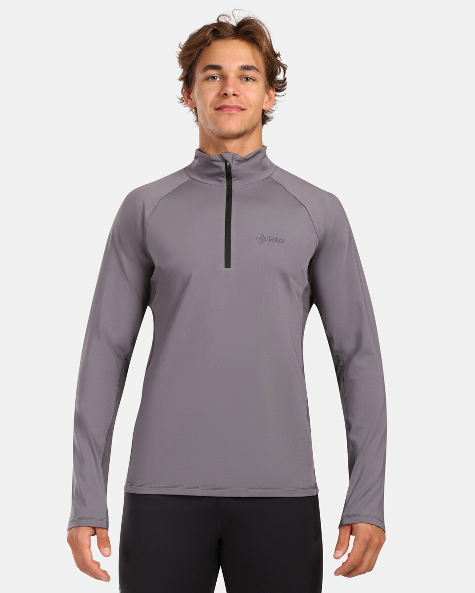 Pánské termo triko s dlouhým rukávem kilpi willie-m šedá 3xl