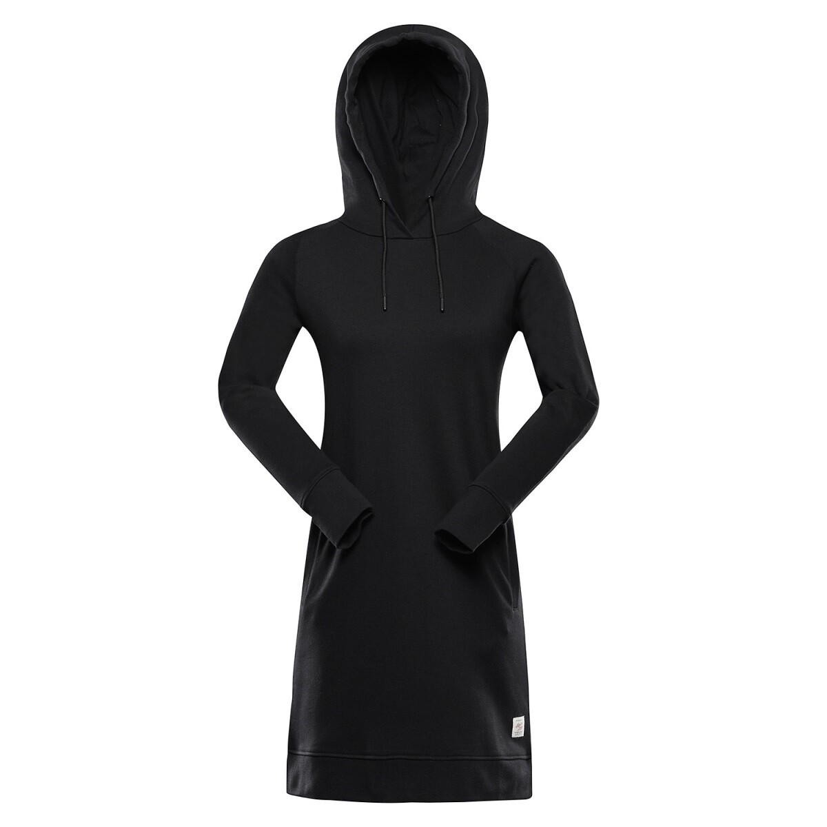 Dámské mikinové šaty alpine pro oleba černá s