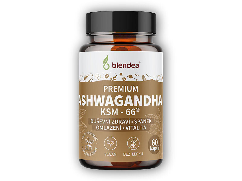 Blendea Blendea Ashwagandha KSM-66 60 kapslí