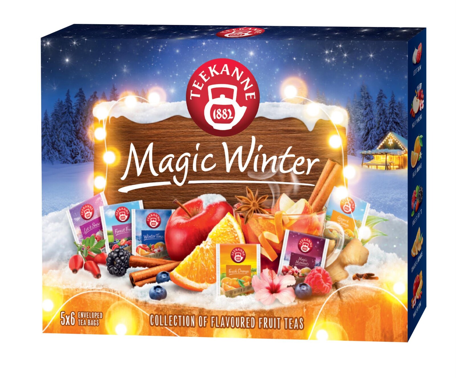 Kolekce čajů Teekanne Magic Winter, 6 x 5 sáčků