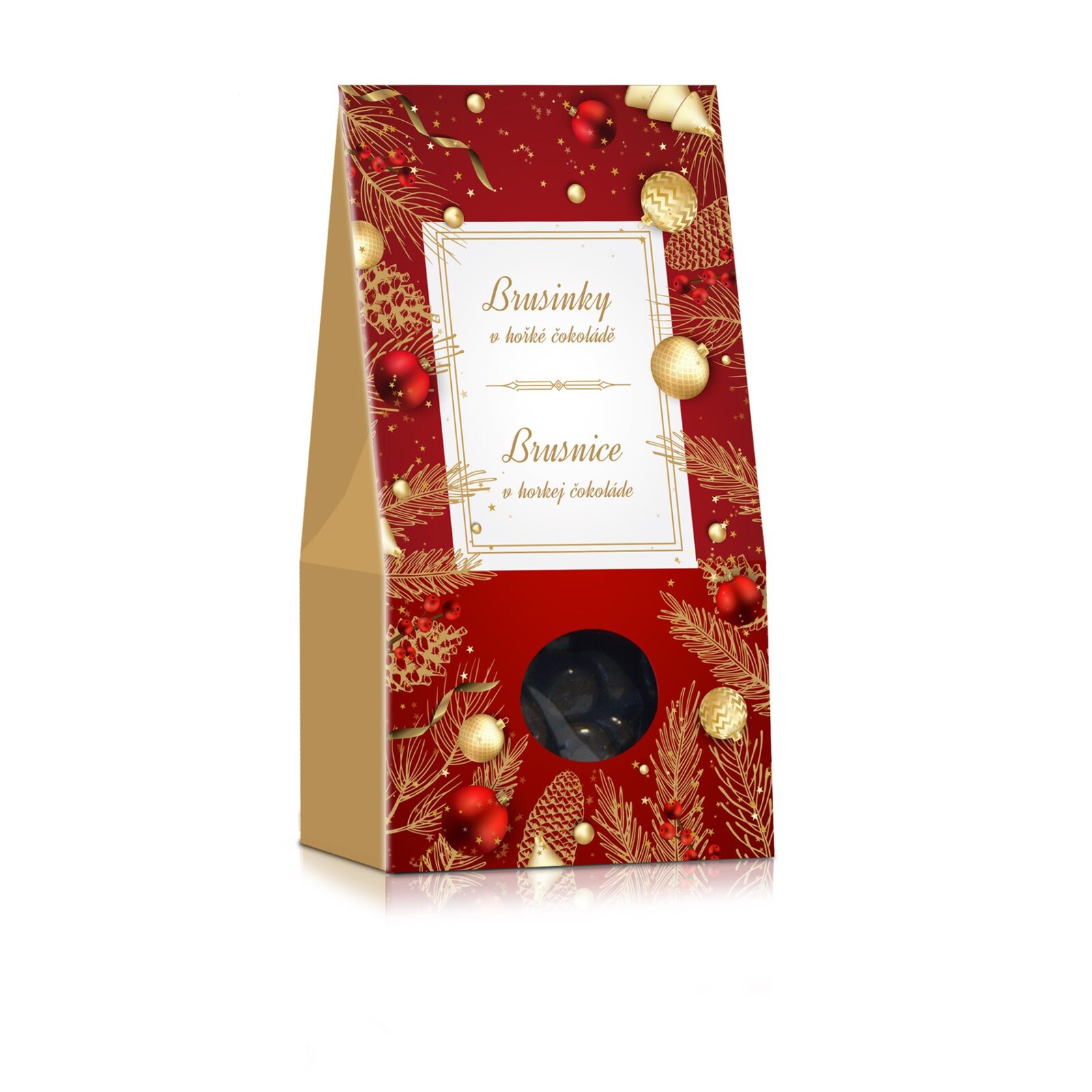 Brusinky v hořké čokoládě, 150 g