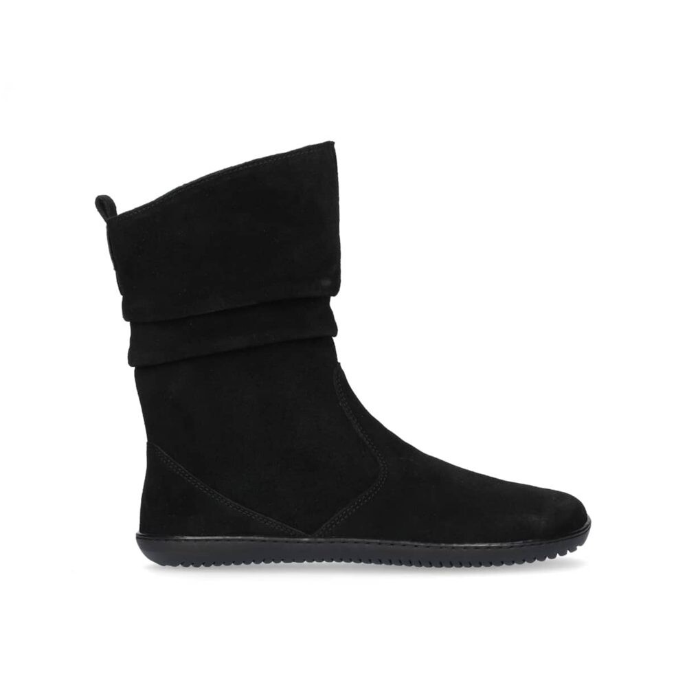 GROUNDIES ODESSA GO1 WOMEN Black Dámské barefoot kozačky - 36