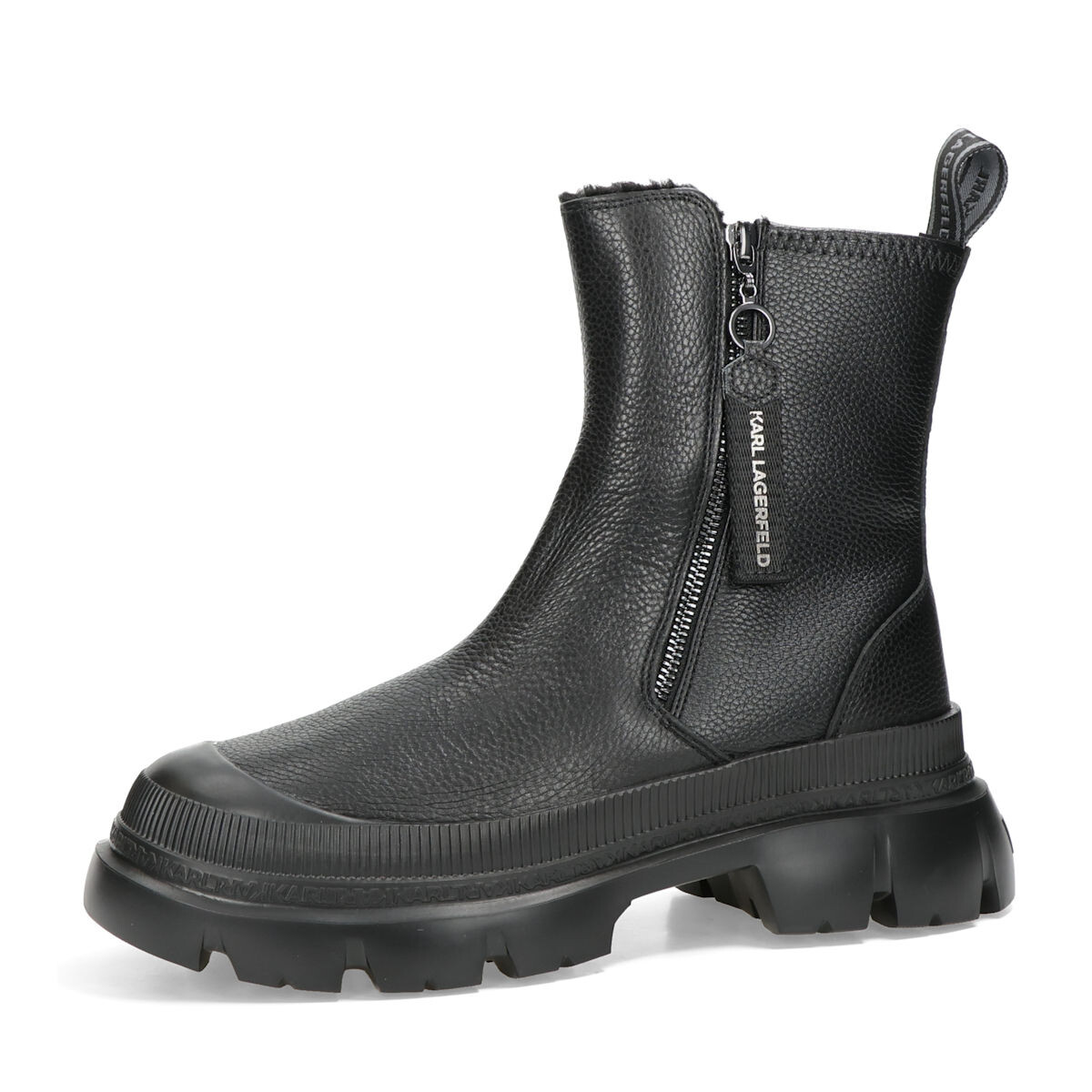 Karl Lagerfeld dámské kotníkové kozačky - černé - 37