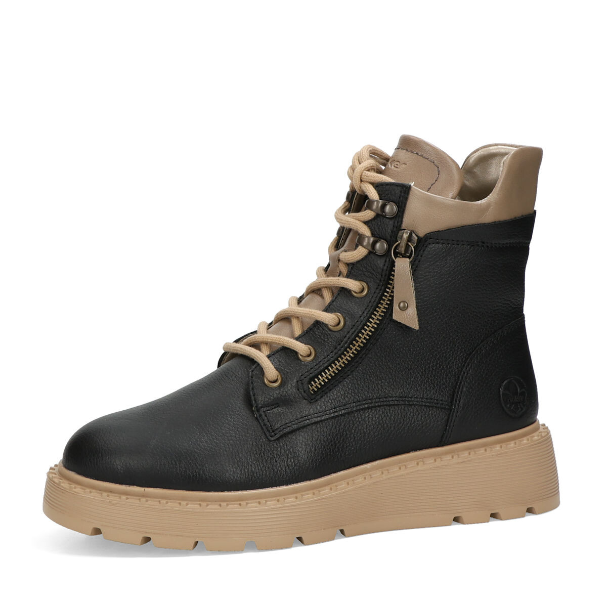 Rieker dámské kotníkové boty - černé - 36