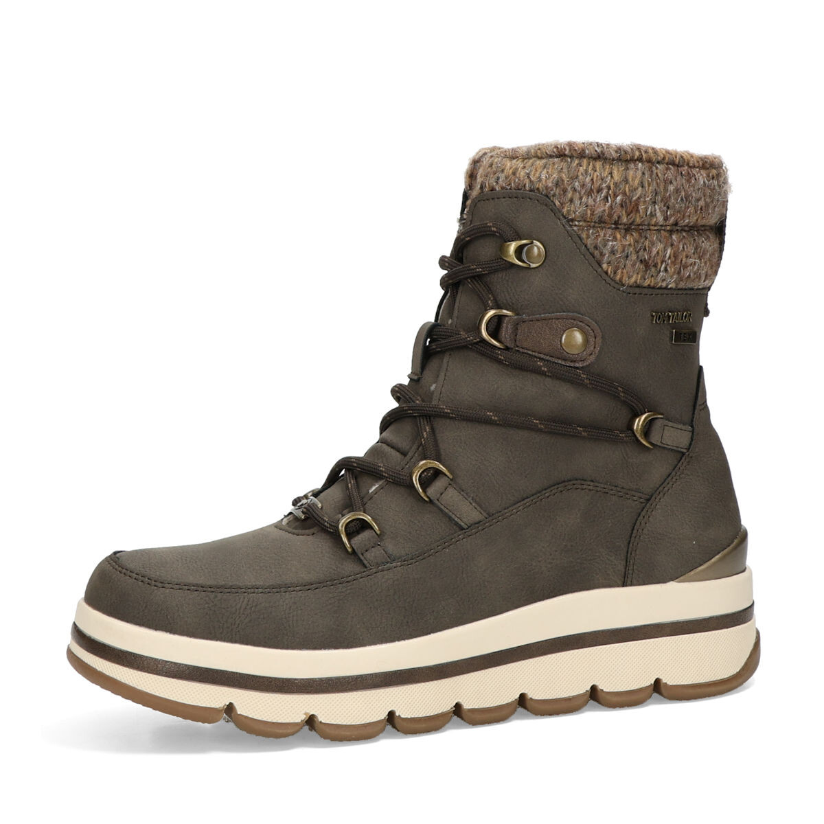 Tom Tailor dámské kotníkové boty - hnědé - 36