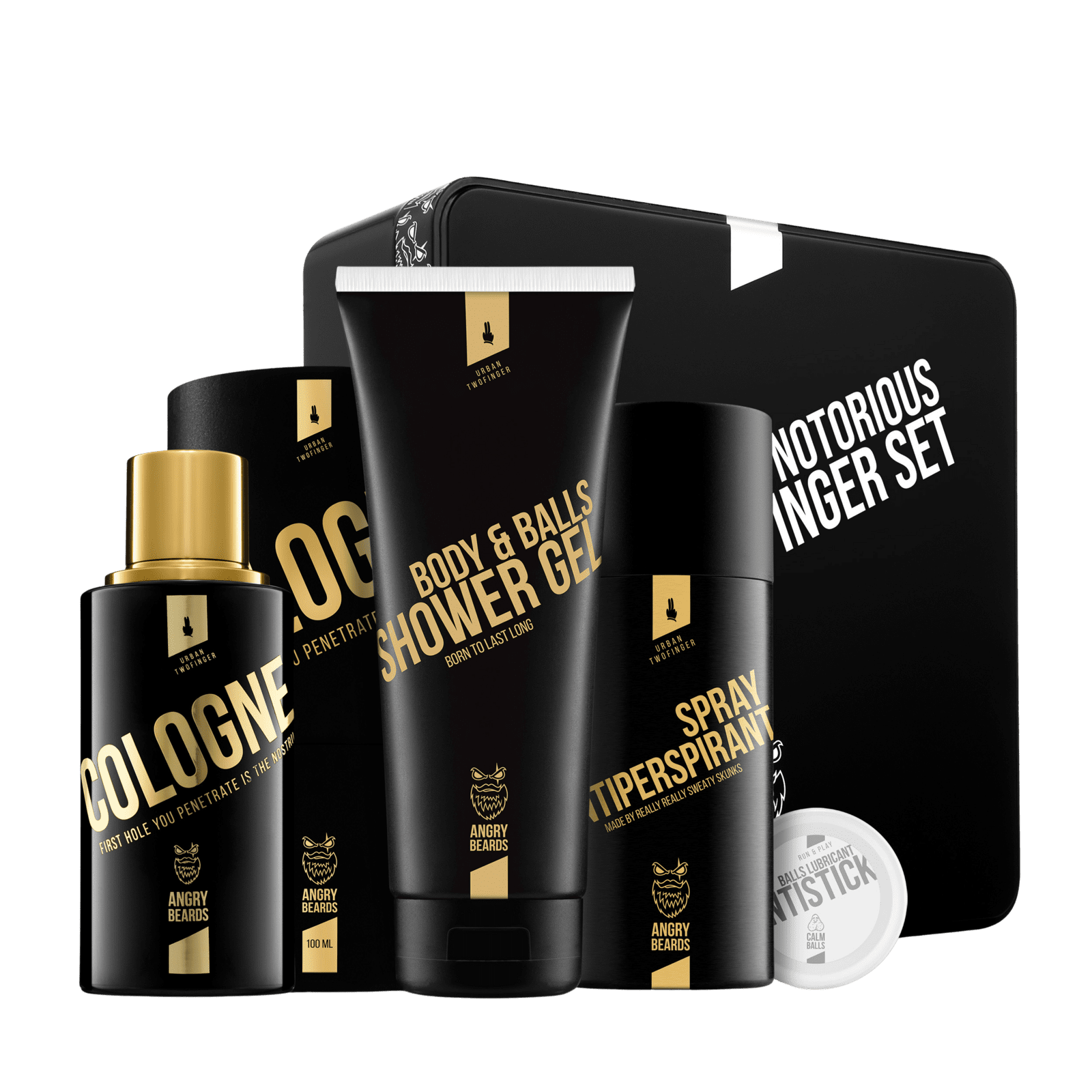 ANGRY BEARDS Notorius Urban Twofinger set