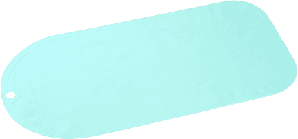 BABYONO Podložka protiskluzová do vany tyrkysová 35 x 70 cm