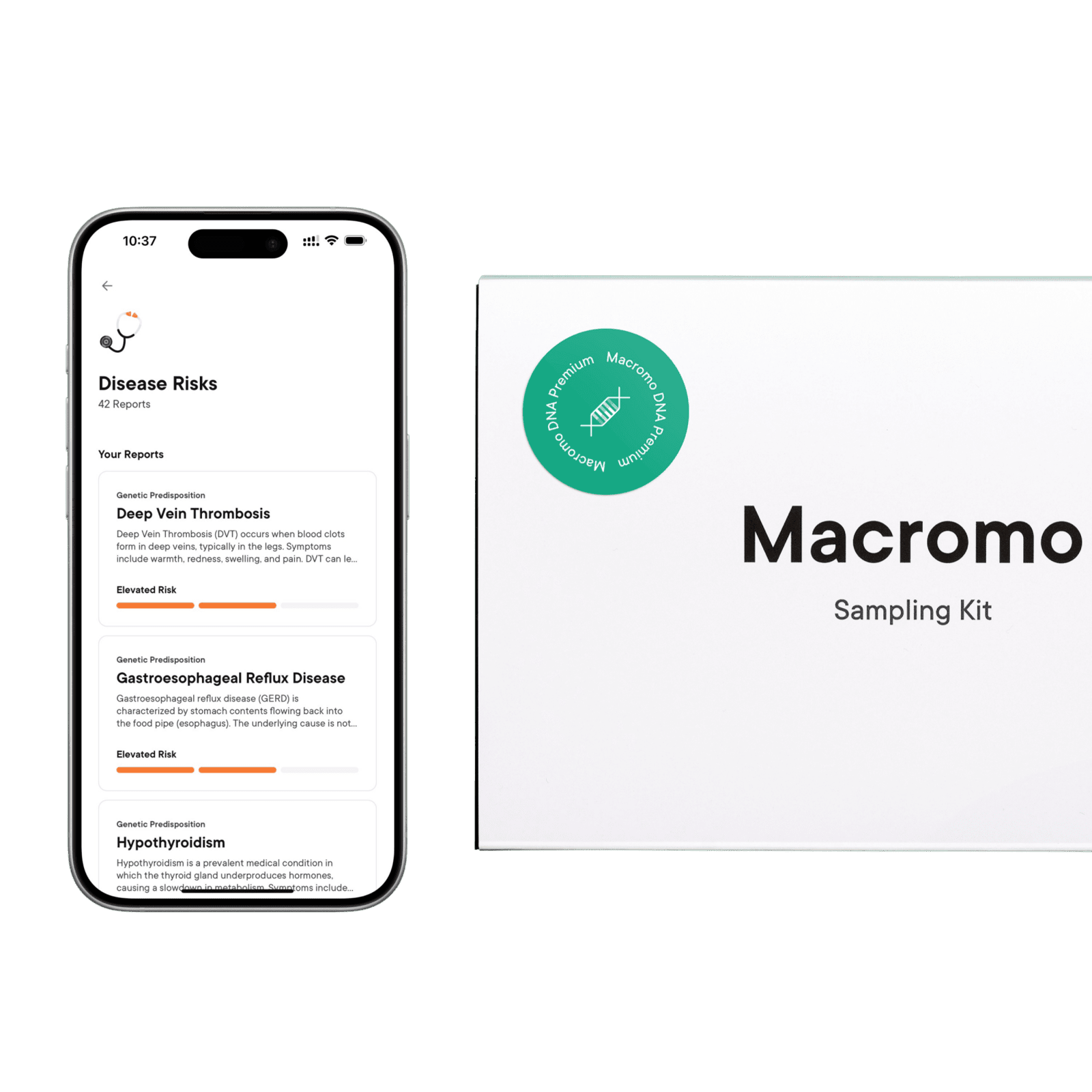 MACROMO DNA Premium - genetický test 2 ks