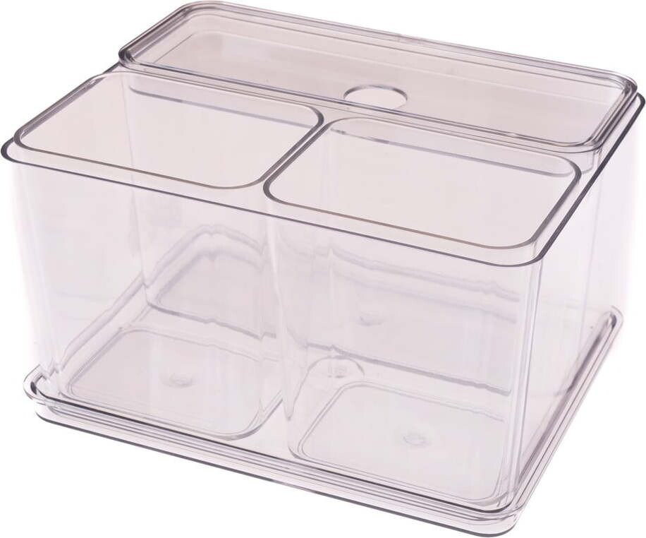 Plastové koupelnové organizéry v sadě 4 ks – Casa De Engel