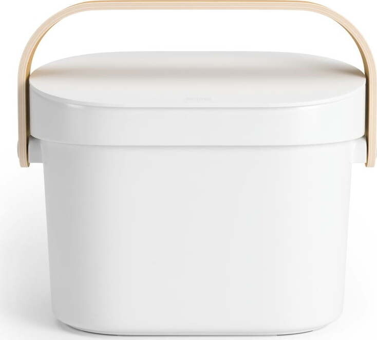Bílá nádoba na kompostovatelný odpad 4 l Bellwood – Umbra