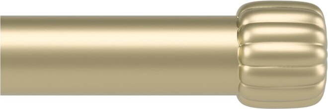 Ocelová roztažitelná garnýž v matně zlaté barvě 168 - 305 cm Cleo – Umbra