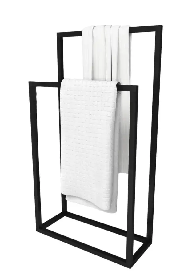 Casarredo Věšák na ručníky HERBERT - černá