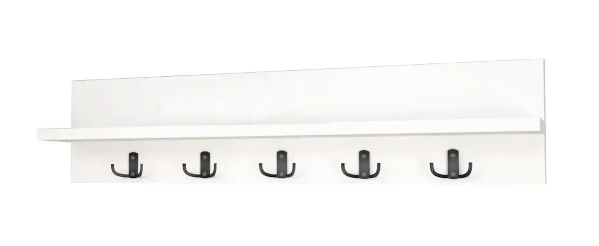 Casarredo Věšák s policí FOLET - bílá