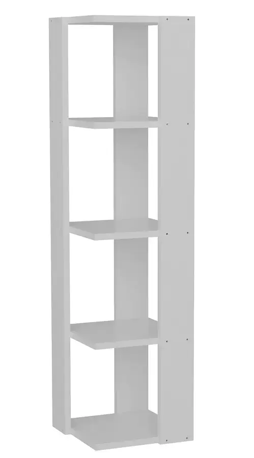 Casarredo Rohový regál LEOVA - bílá