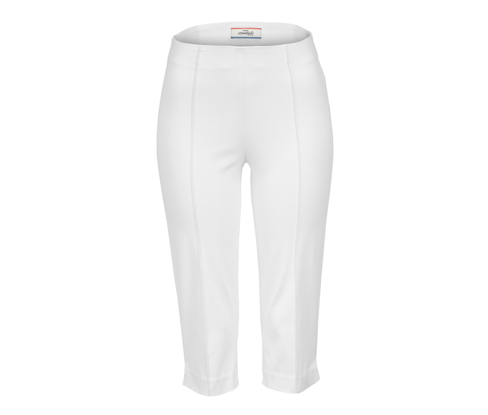 Tchibo - 3/4 strečové kalhoty - pro ženy - vel. 44 - barva: bílá