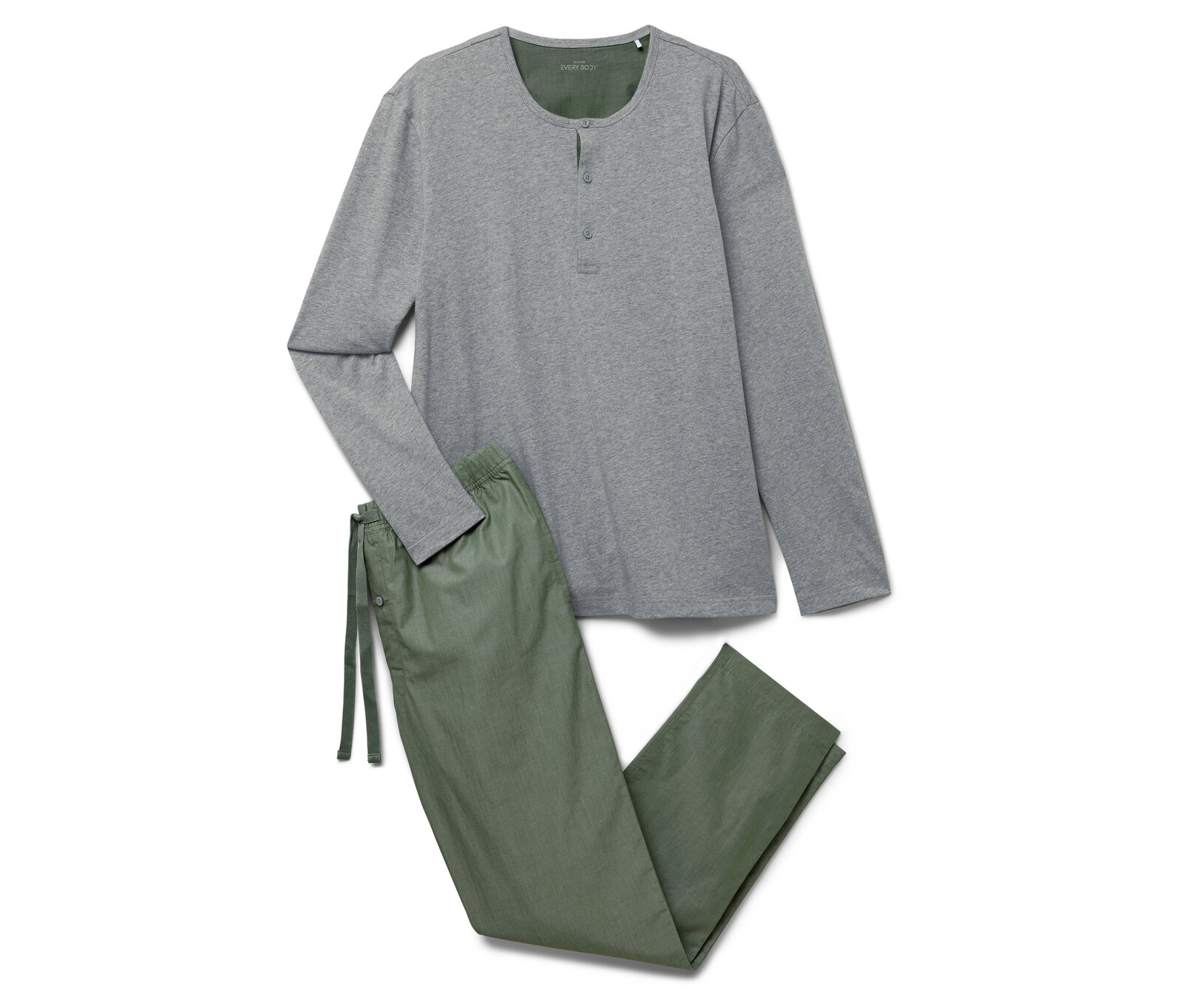 Tchibo - Pyžamová souprava s tkanými kalhotami - pro muže - vel. S 44/46