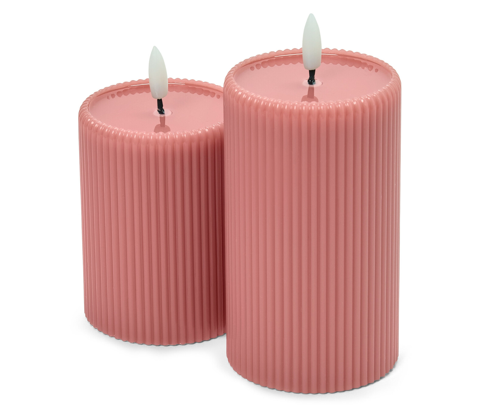 Tchibo - LED svíčky s výplní z pravého vosku - barva: červená