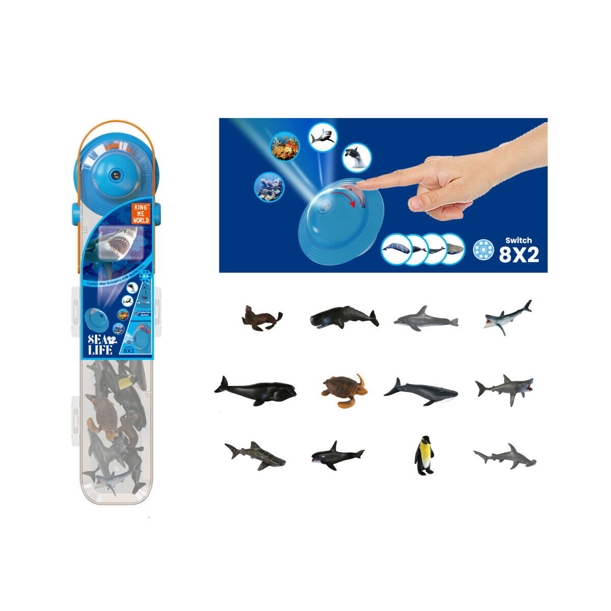 PLEJO Mořská zvířátka s projektorem