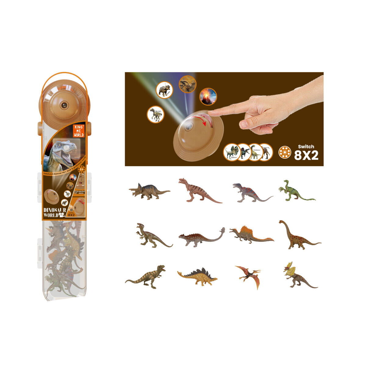 PLEJO Dinosauři s projektorem