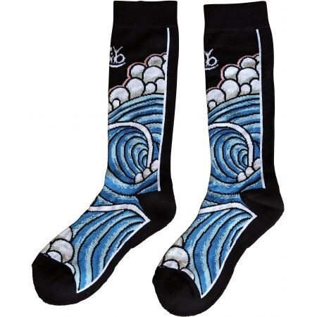 Ponožky Snb Lib Tech Jl Waves Riding - Modrá - L