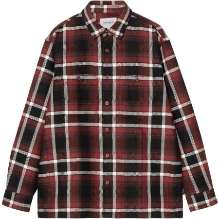 Košile Carhartt Wip Vaughn L/S - Červená - L