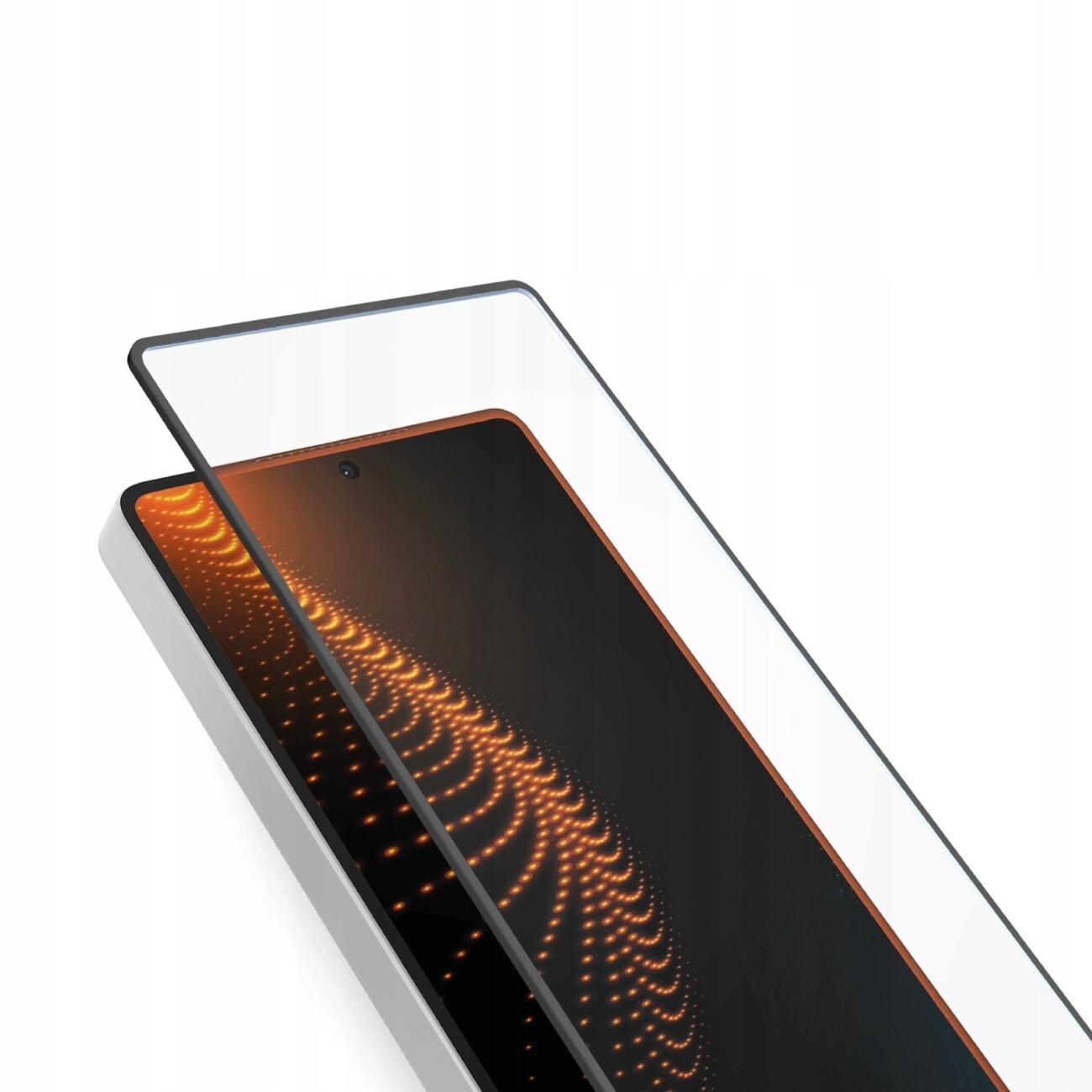 Tvrzené sklo Sbs s technologií D3O a aplikátorem pro Samsung S25 Ultra