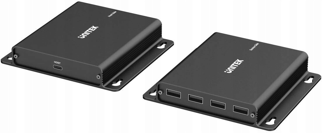Unitek Prodlužovací kabel Usb-c na 4× Usb-a přes Ethernet, dosah až 150 m, 480 Mb/s