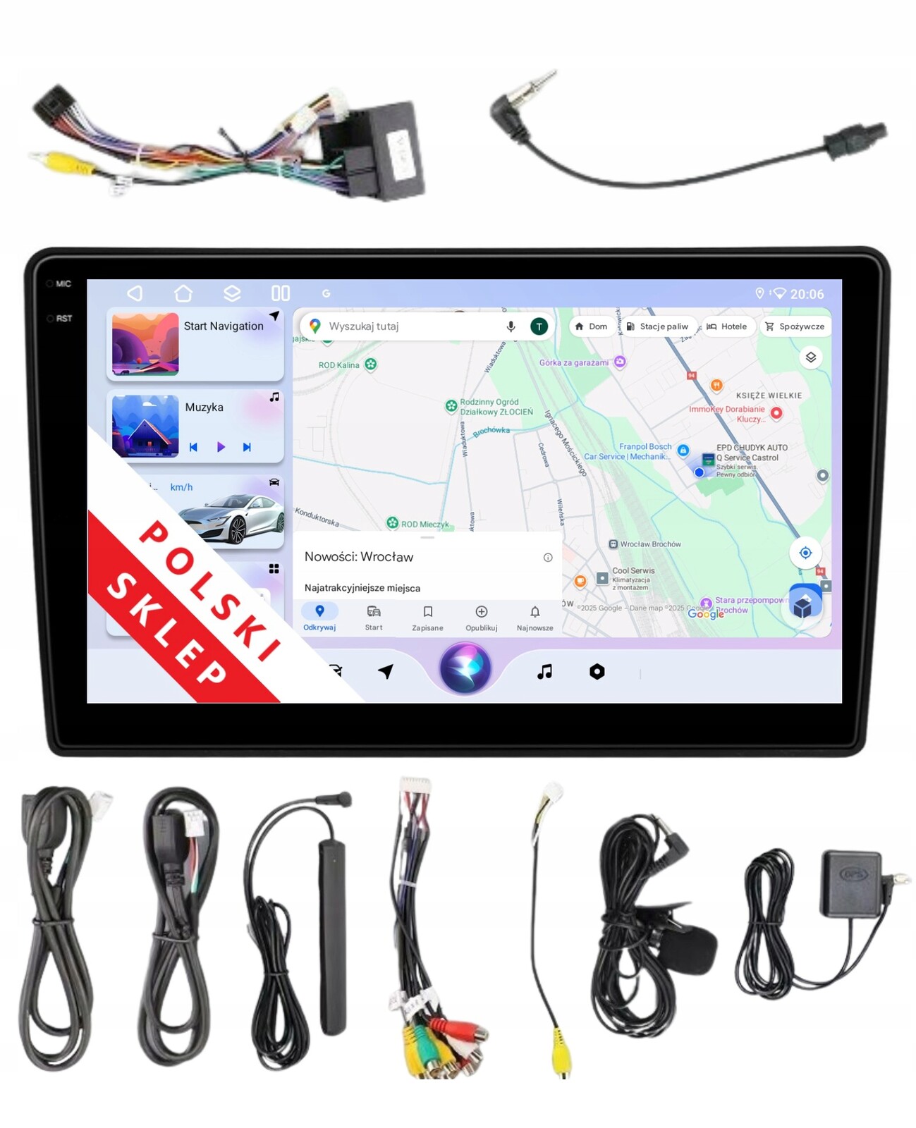 Rádio 2DIN Navigace Android Citroen C5 3 III 3/32 Gb Dsp Carplay Lte