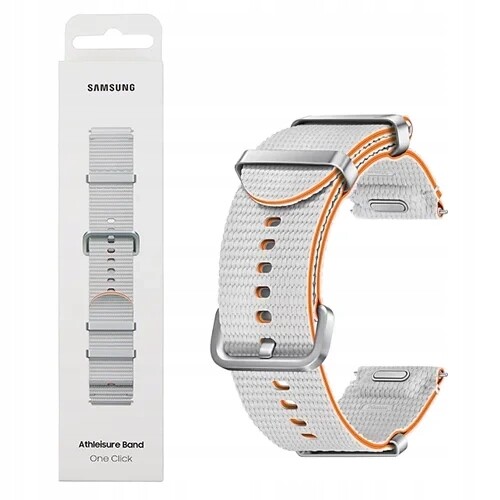 Stylový sportovní řemínek Samsung Galaxy Watch 4/5/6/7 20 mm, velikost M/L, stříbrný