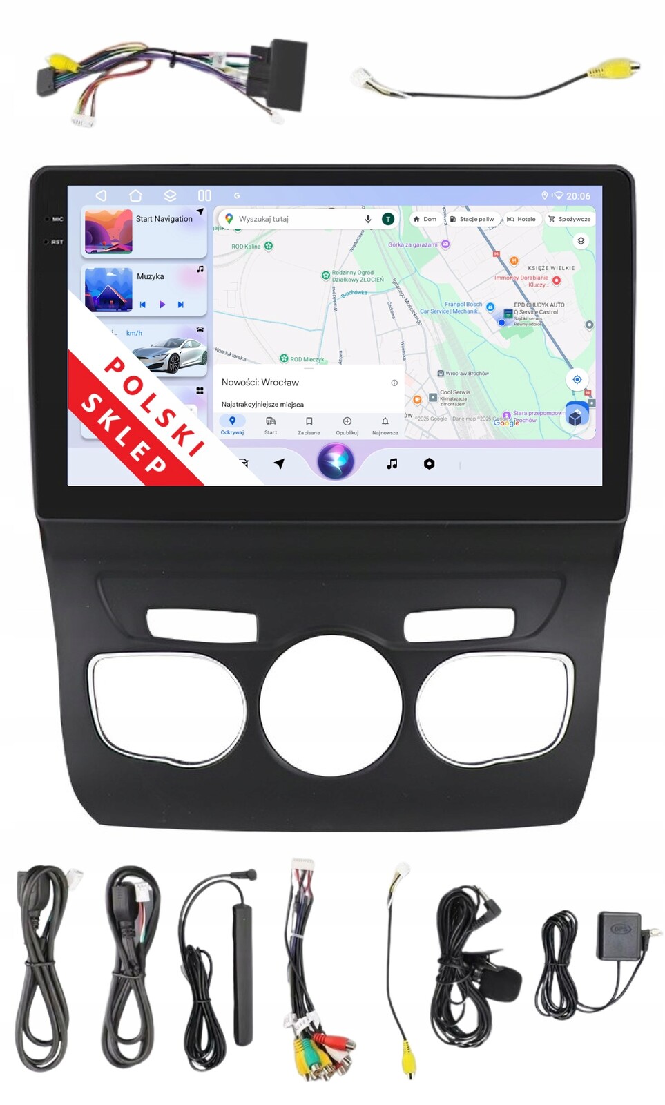 Rádio 2DIN Navigace Android Citroen C4 II 2 Dsp 6/128 Gb Carplay Lte