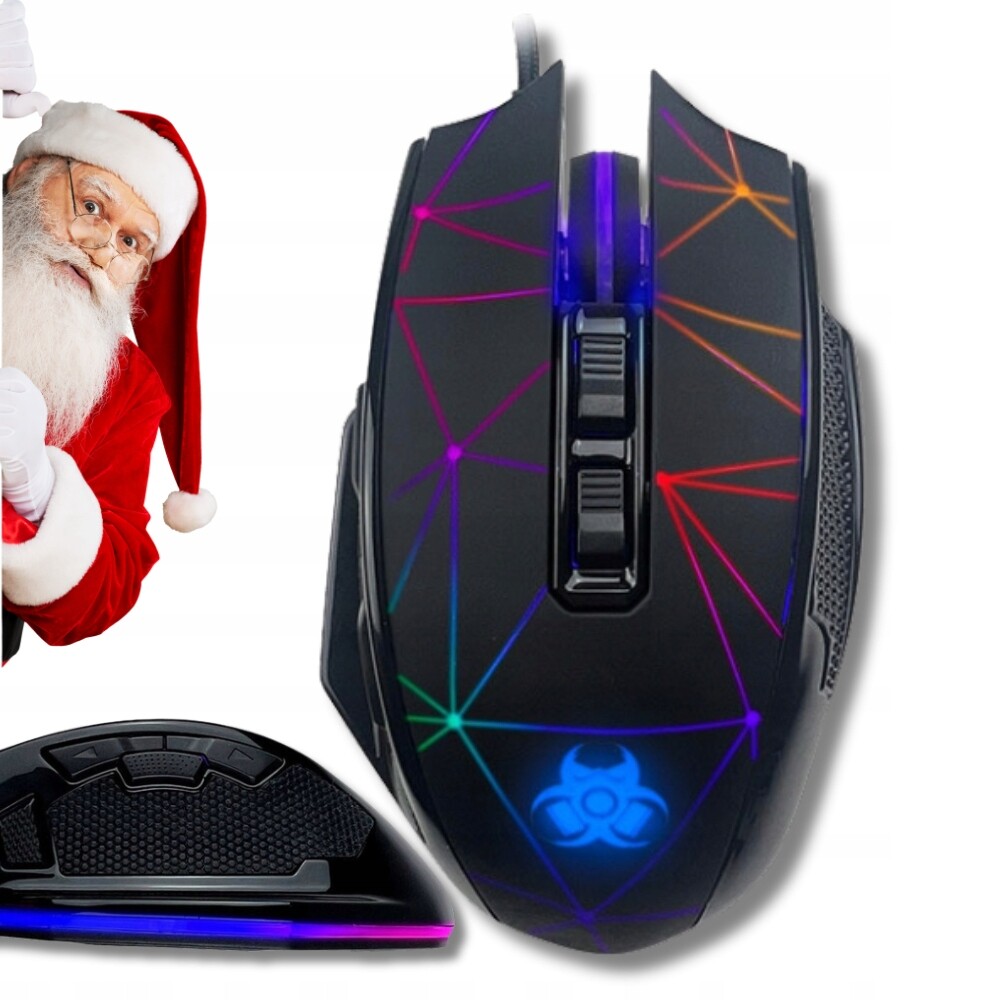 Přesná drátová herní Myš pro hráče Defender 7200 dpi