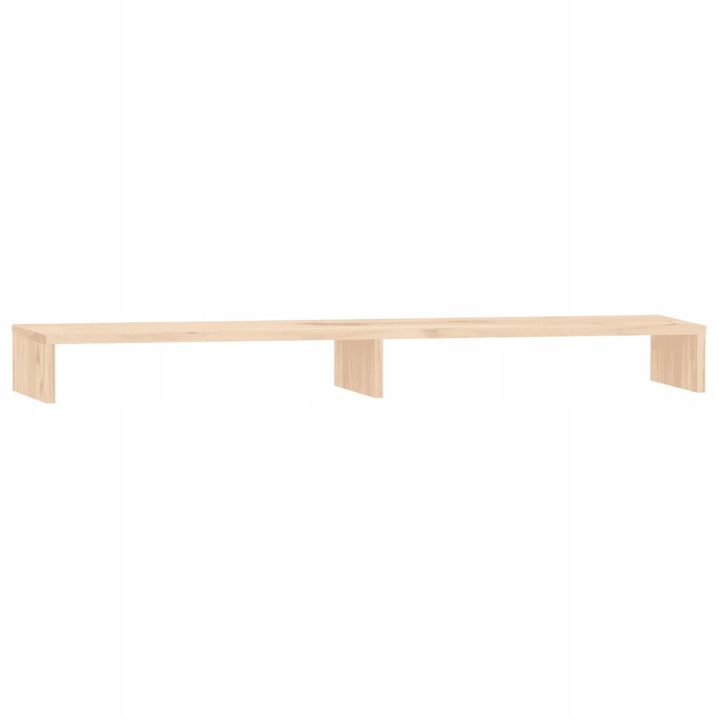 vidaXL Podstavec na monitor, 100 x 27 x 10 cm, masivní borovicové dřevo