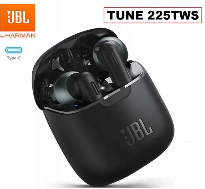 Sluchátka Jbl Tune 225 Tws Wireless Bluetooth In-Ear Headphones Anc černá