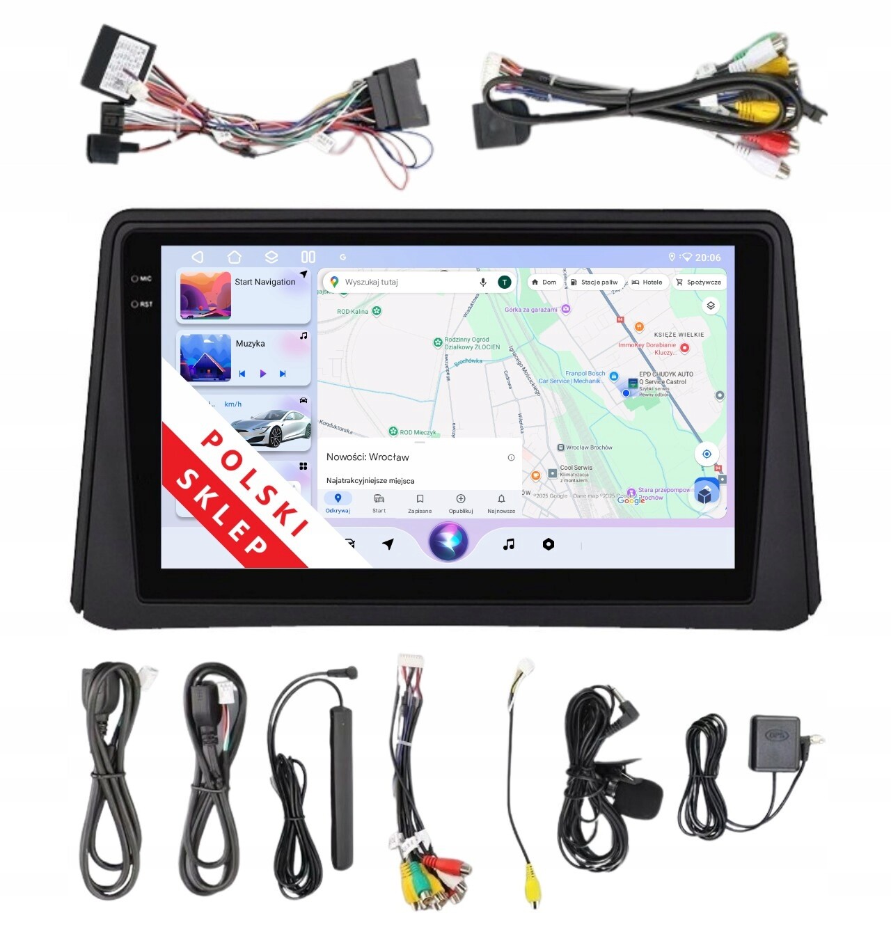 Navigace Rádio 2DIN Android Opel Mokka 1 I Dsp Carplay 6/128 Gb Lte