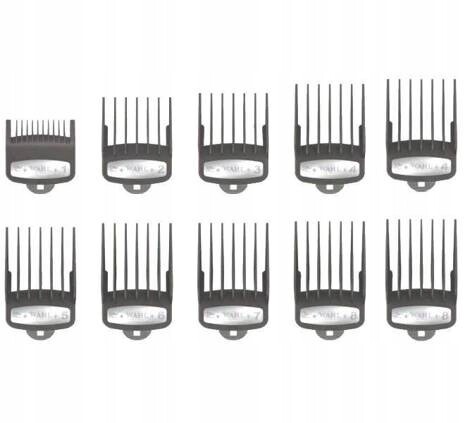 Nástavce pro holicí strojek Wahl Magic Clip. Sada 10 nástavců kusů