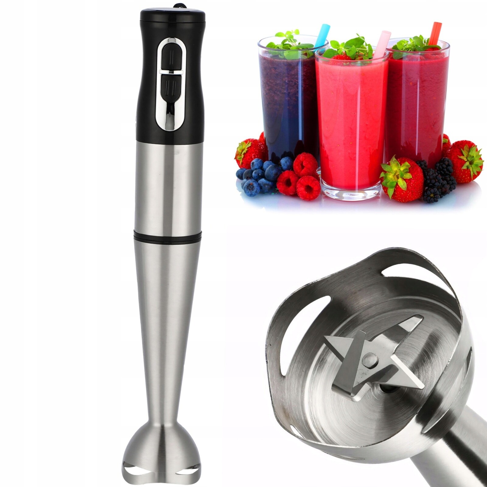 Ruční mixér na koktejlové polévky Turbo 1200 W