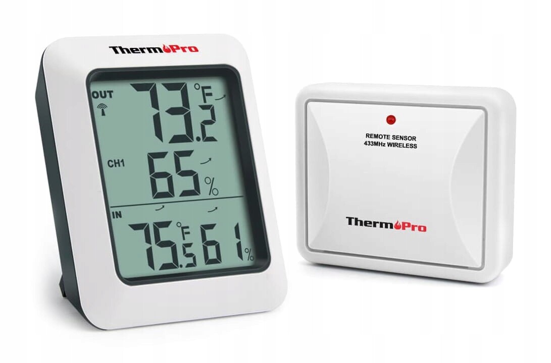 Teploměr Monitor teploty vlhkosti Venkovní senzor ThermoPro TP-60