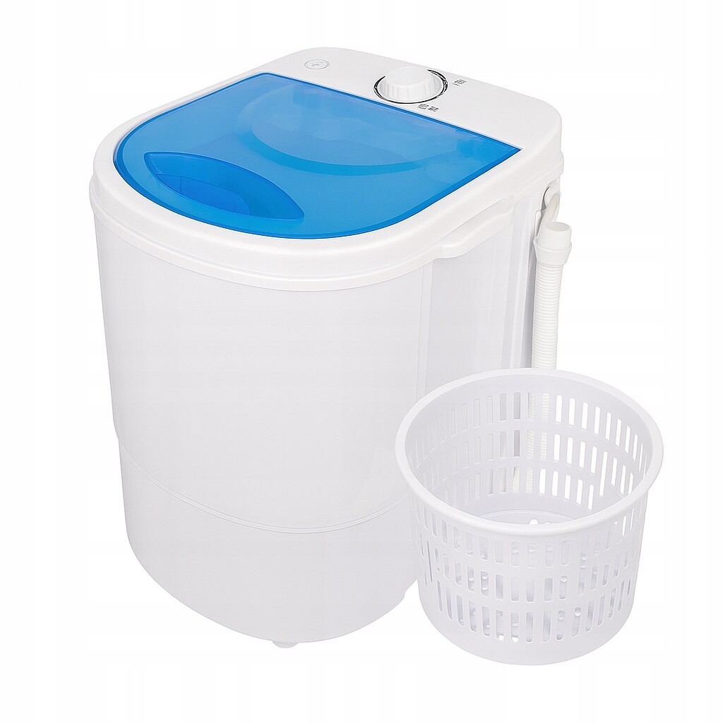 Rotační mini pračka Berger XPB45-C White s odstředivkou Turistická