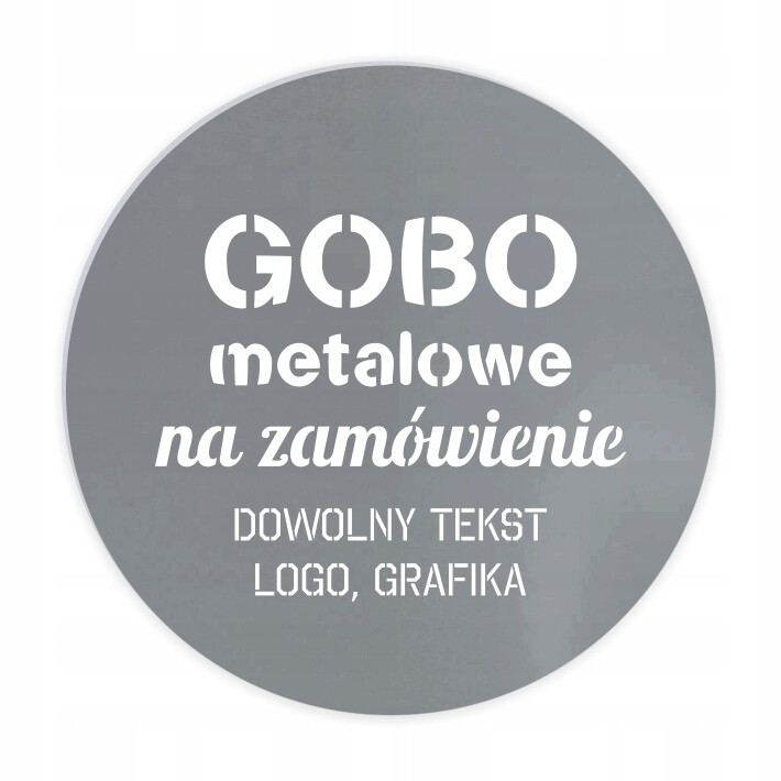 10 x Gobo kovové pro projektor showtec phantom