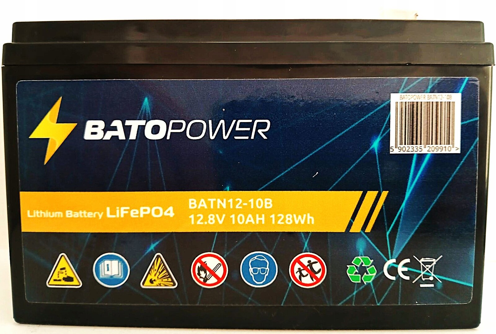 Akumulátor LiFePO4 Bms 12V 10Ah Pro Sondu Koloběžky Autíčko Batopower