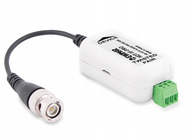 Konvertor Utp ochrana pro kamery Ahd, Hd-cvi, Hd-tvi Ewimar HDT-1F-PRO